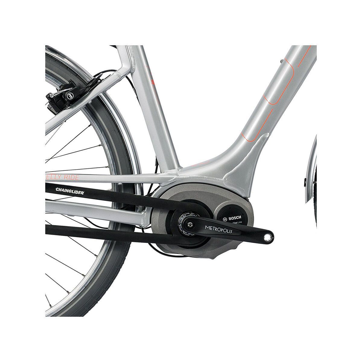 Cube Elly Cruise Hybrid 400 Easy Entry, silver´n´flashred - Bild 3