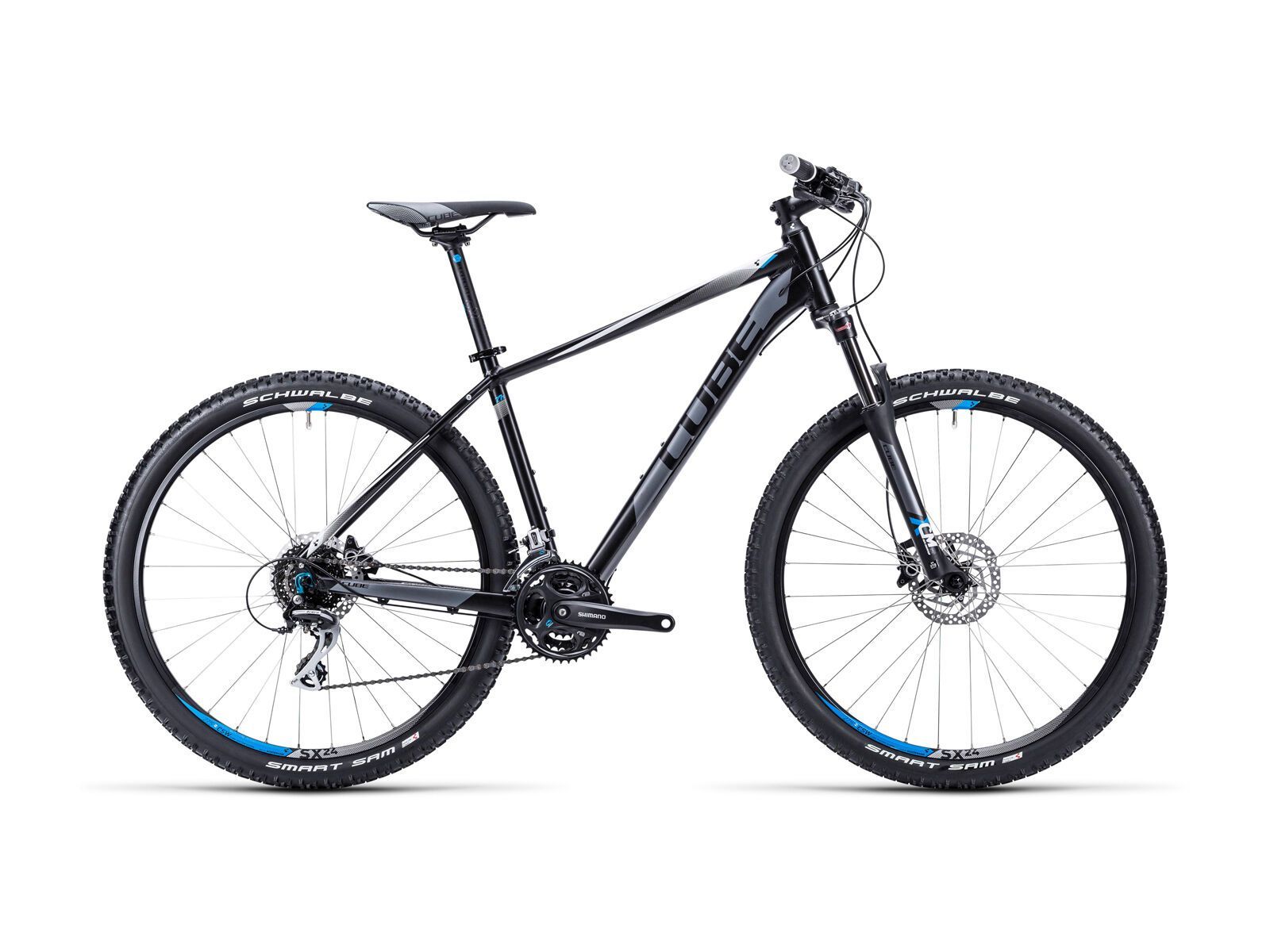 Cube Aim SL 27.5, black/grey/blue - Bild 1