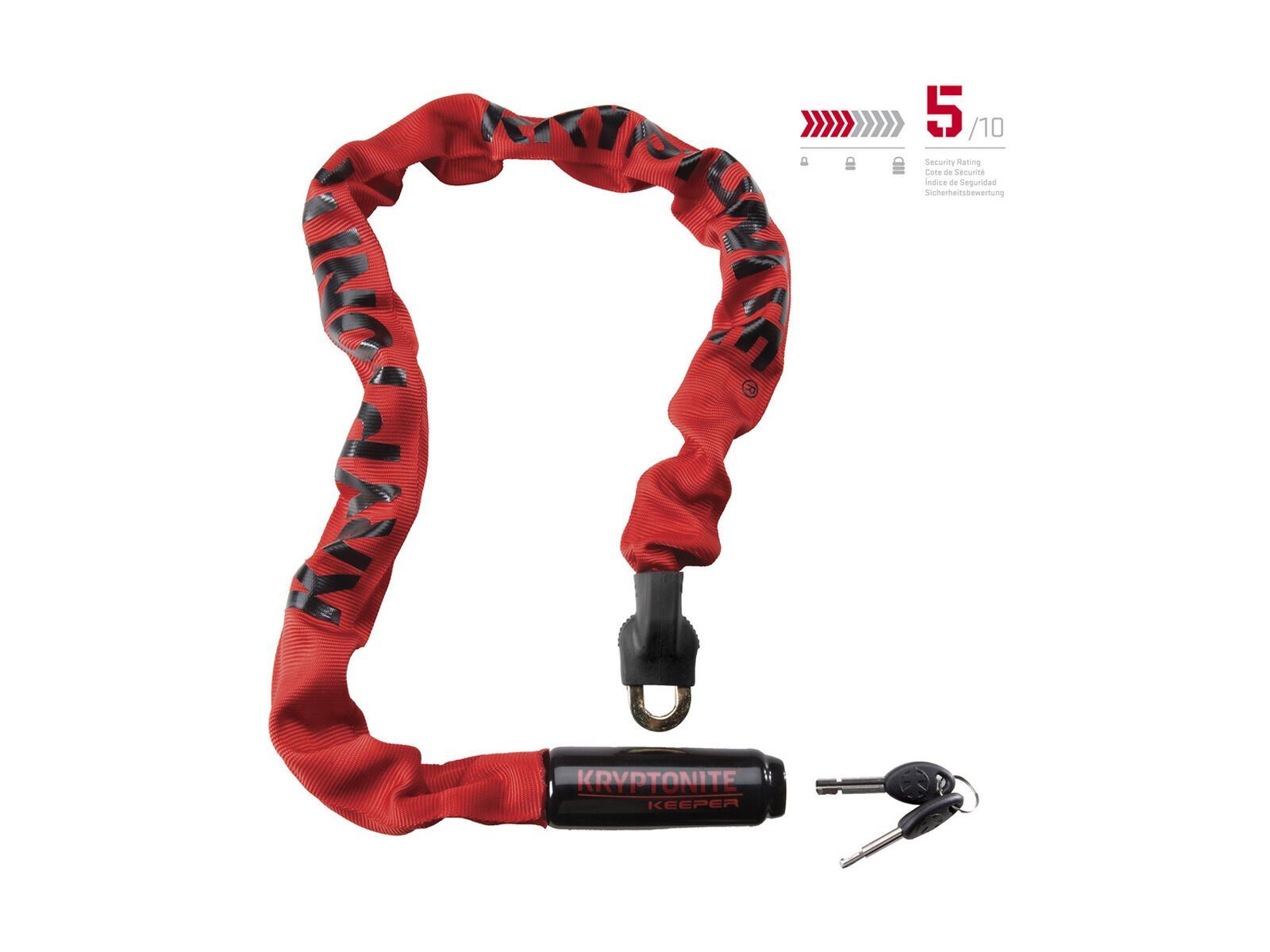 Kryptonite Keeper 785 Integrated Chain, red - Bild 2