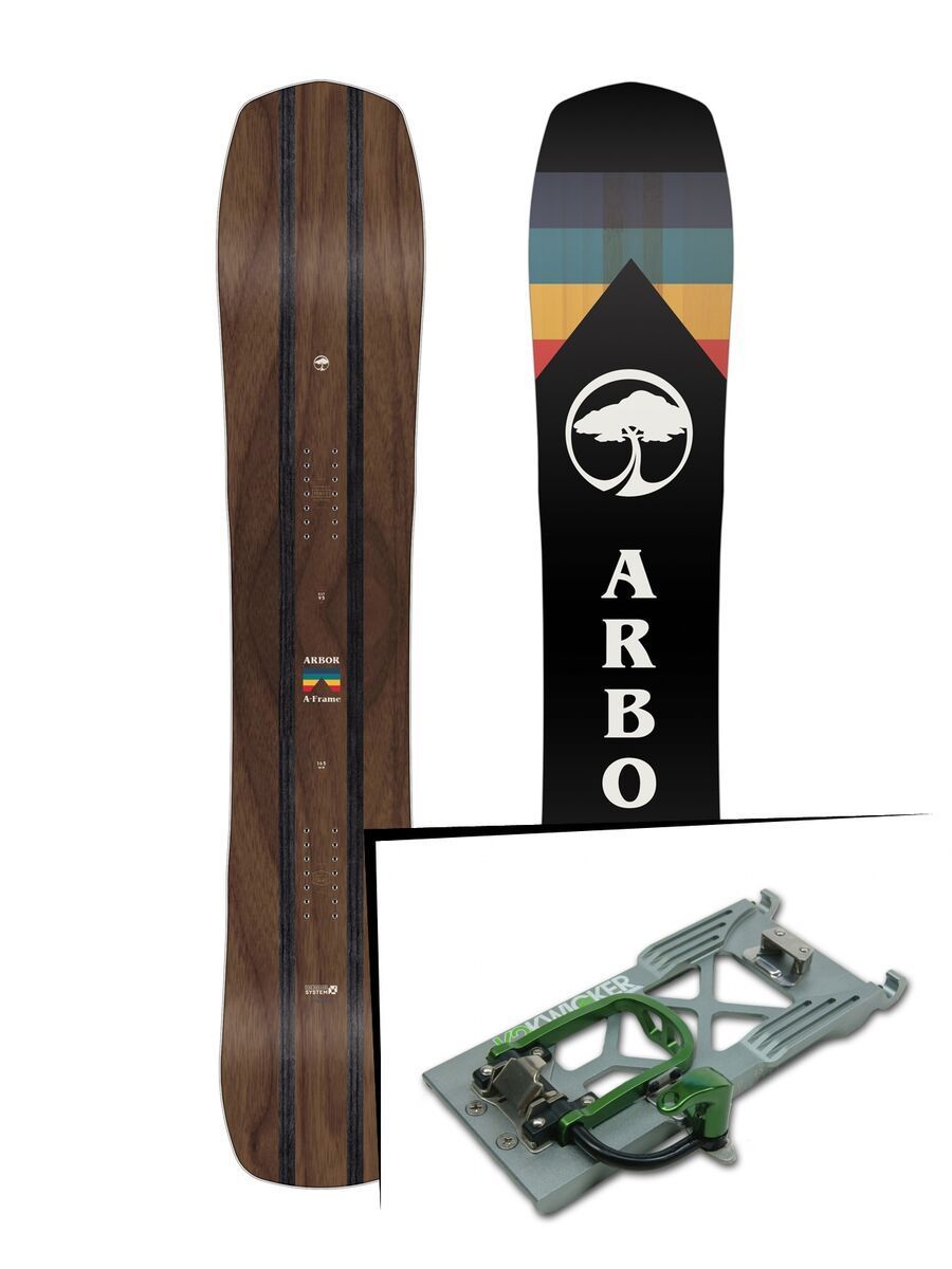 Set: Arbor A-Frame 2019 + K2 Kwicker BC grey frost - Bild 1