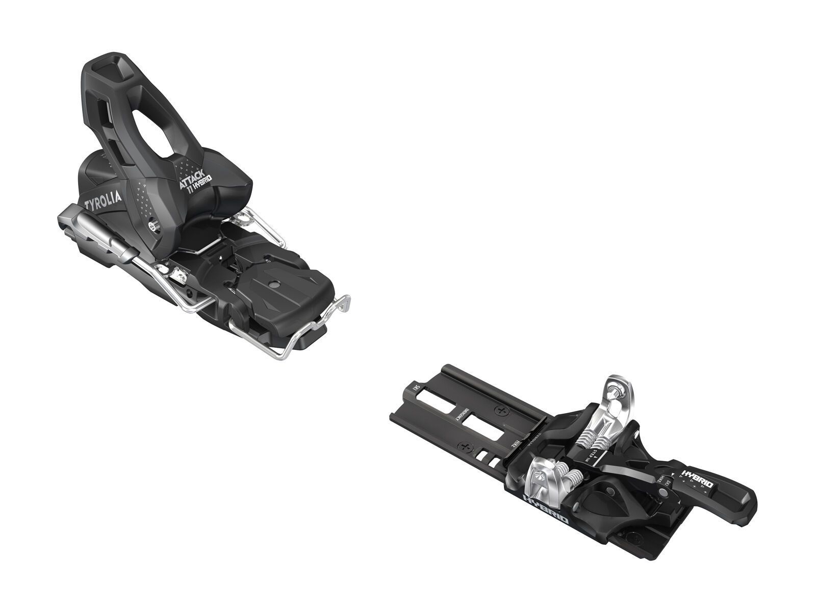 Tyrolia Attack Hybrid 11 MN/PT - 95 mm [O], solid black/silver - Bild 2