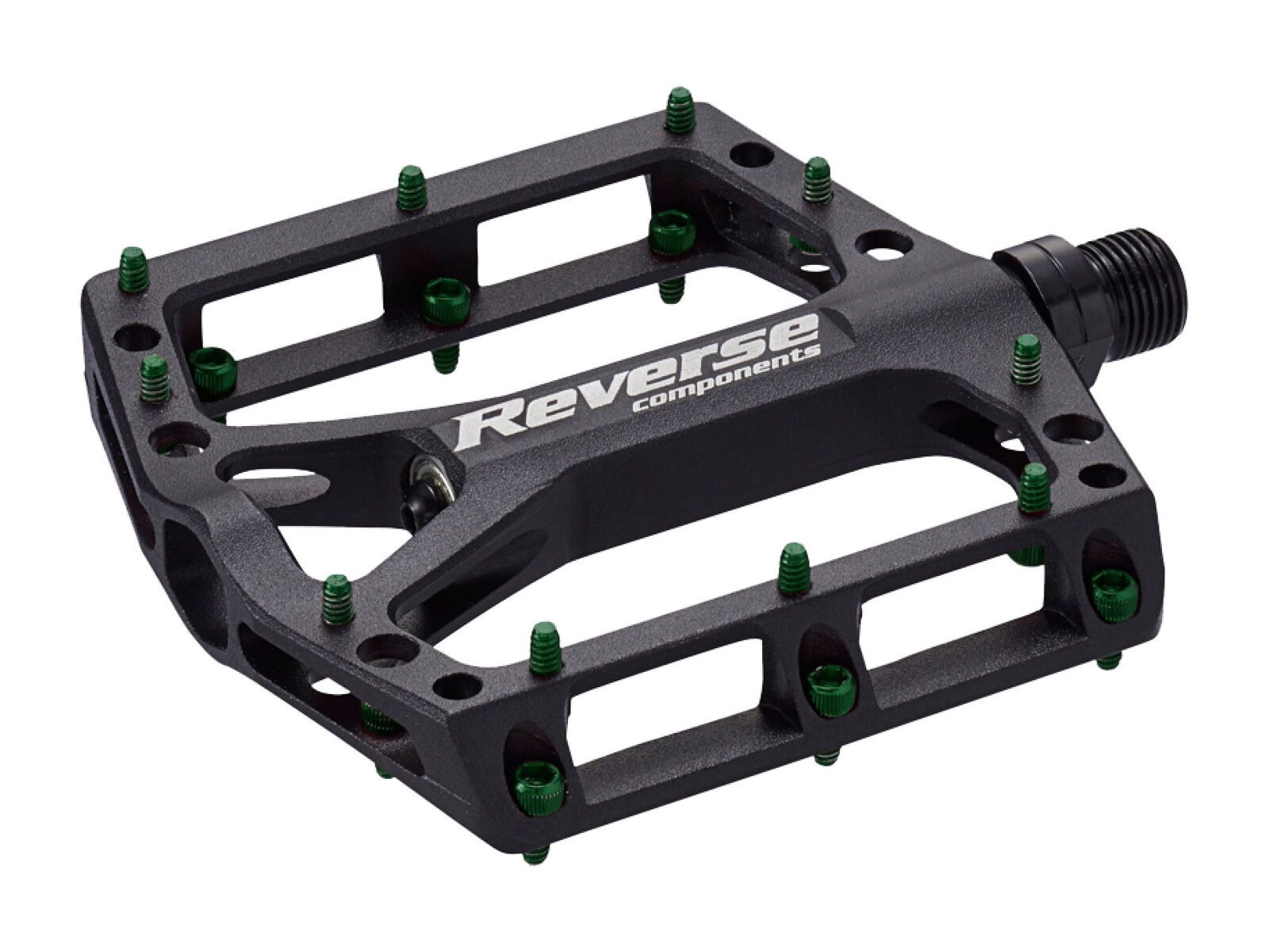 Reverse Black One Pedals, black/green - Bild 1