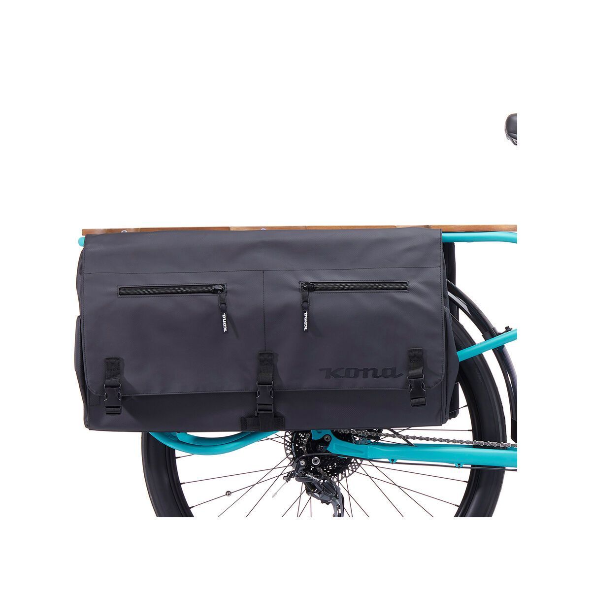 Kona Electric Ute Lastenrad, matt dirty cyan w/ charcoal decals - Bild 6