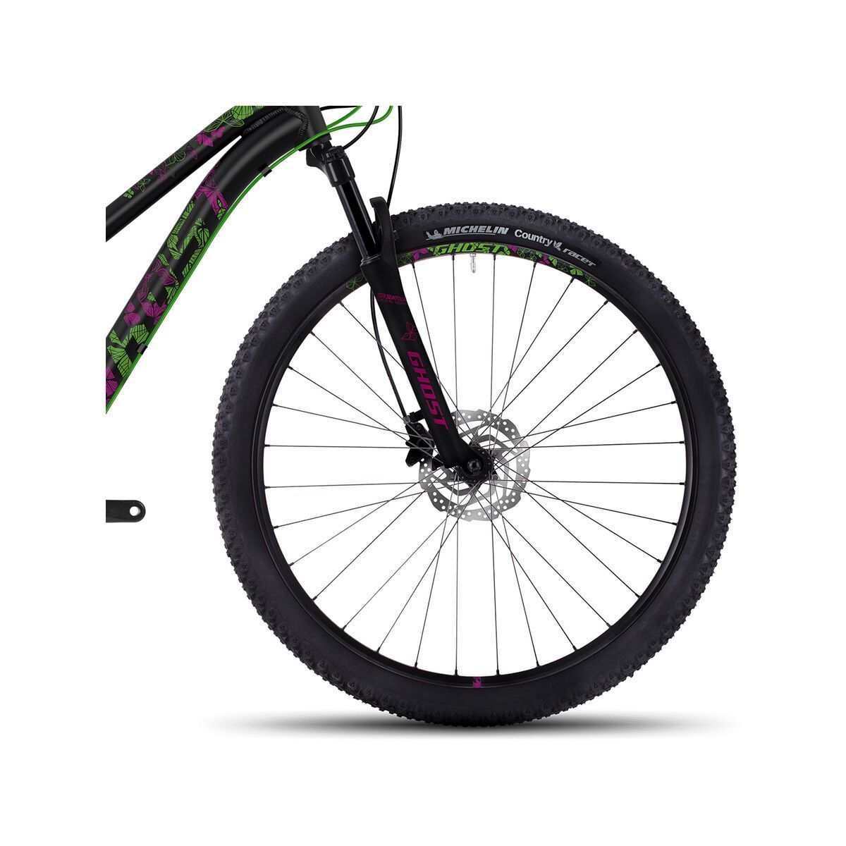 Ghost Lanao 3 AL 29, night black/riot green/fuchsia pink - Bild 2