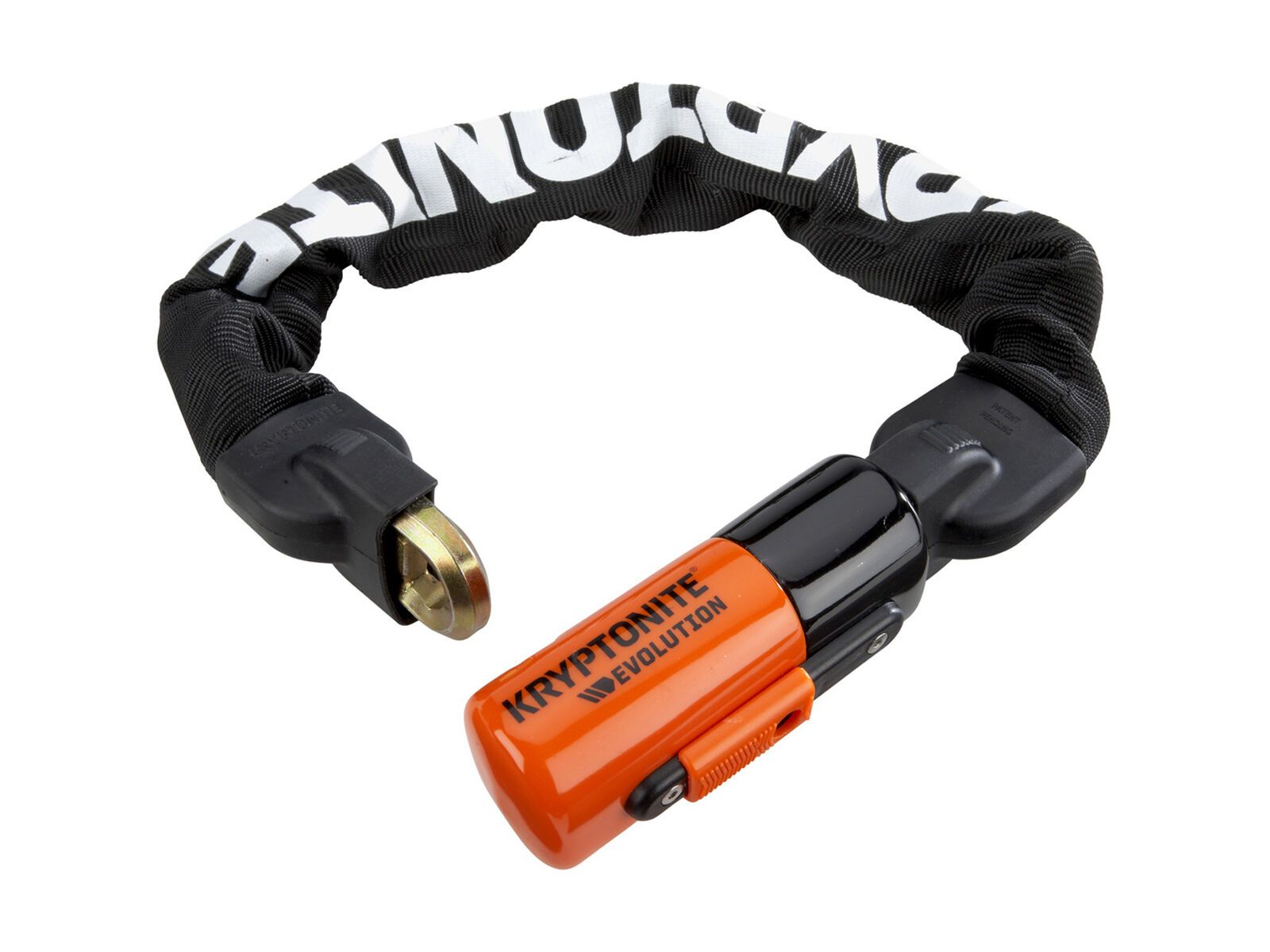 Kryptonite Evolution Series 4 1055 Mini Integrated Chain - 55 cm, orange/schwarz - Bild 3