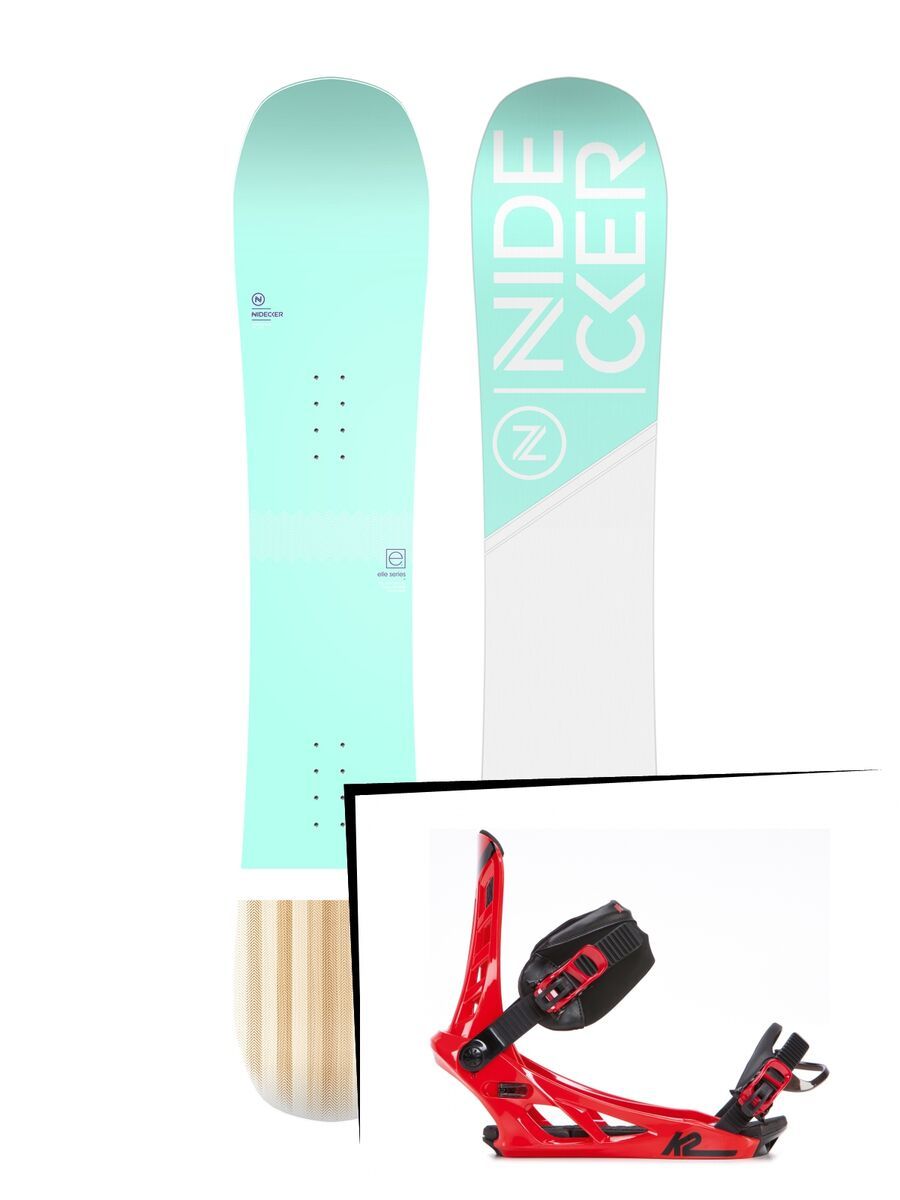 Set: Nidecker Elle 2019 + K2 Indy (1919537S) - Bild 1