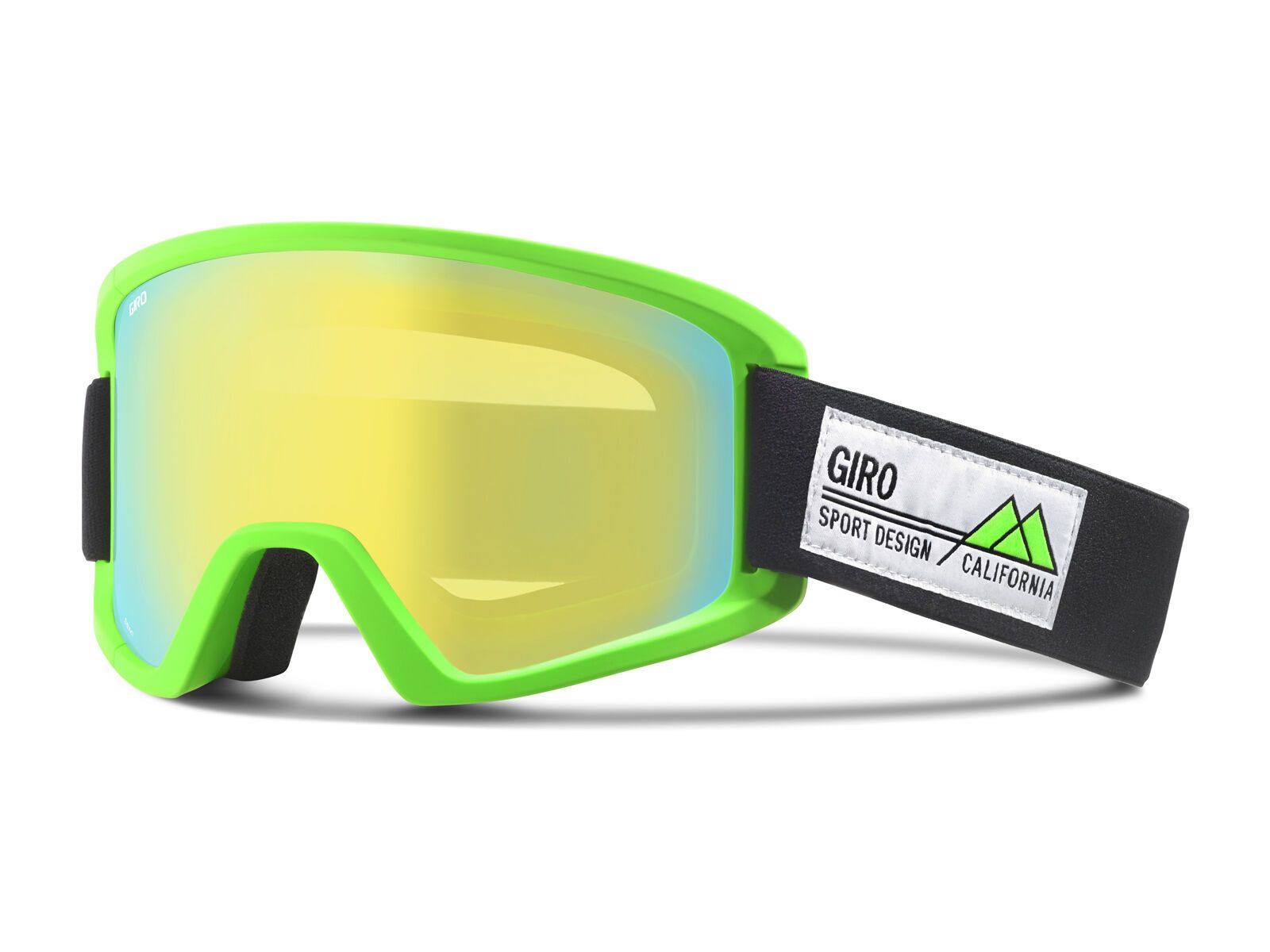 Giro Semi + Spare Lens, bright green frame pop/loden yellow+yellow - Bild 1
