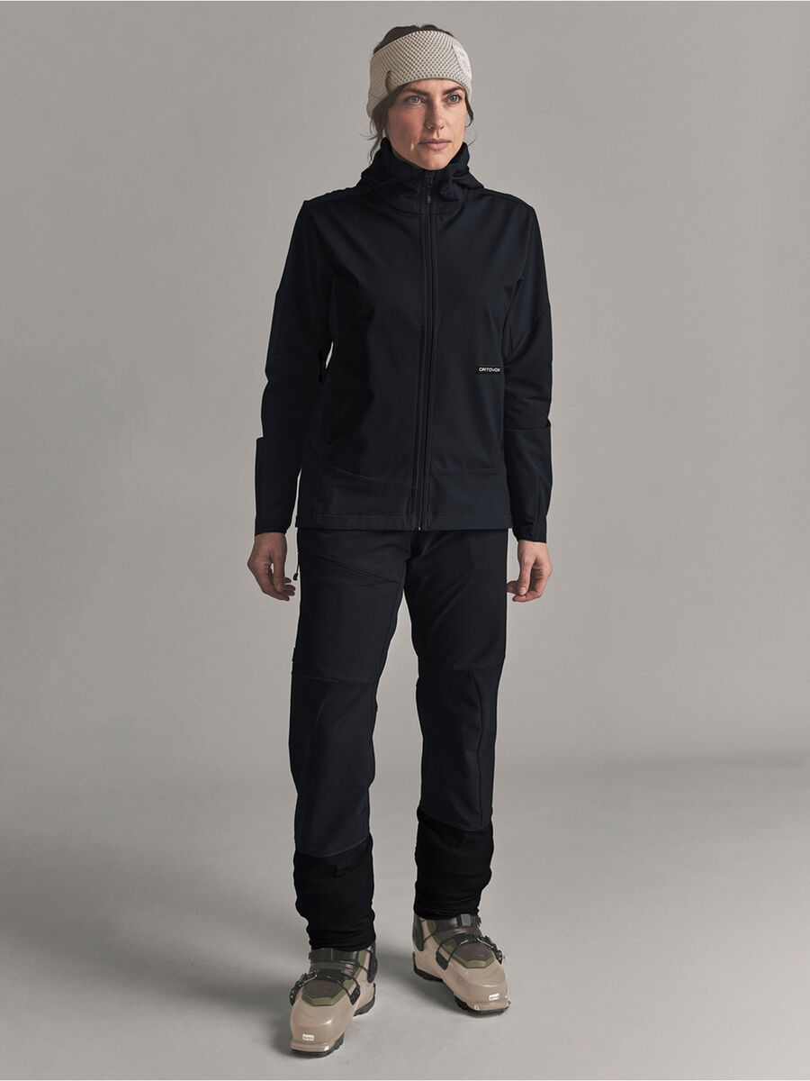 Ortovox Ortler Softshell Pants W, black raven - Bild 3