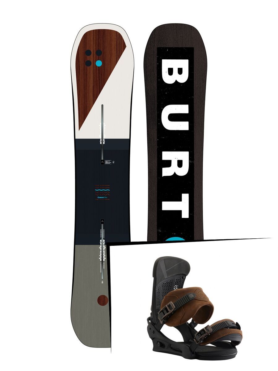 Set: Burton Custom Flying V 2019 +  Red Wing Malavita (1931084S) - Bild 1