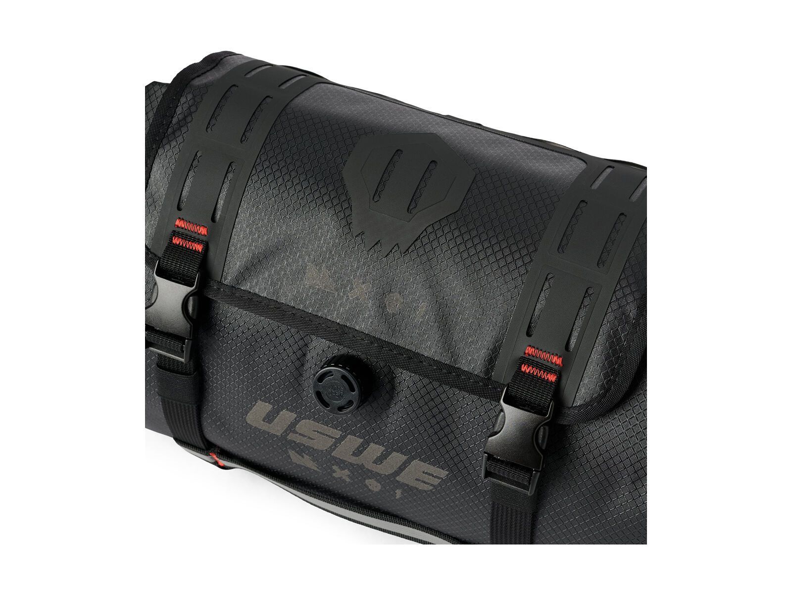 USWE Handlebar Roll-Top Bag + Holster, black - Bild 5