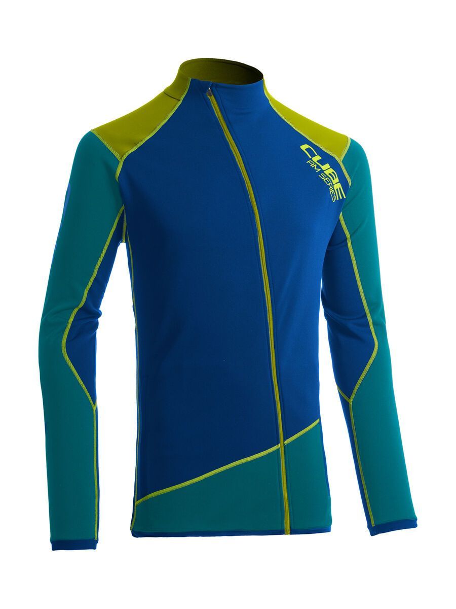 Cube AM Trikot langarm, blue´n´lime - Bild 1