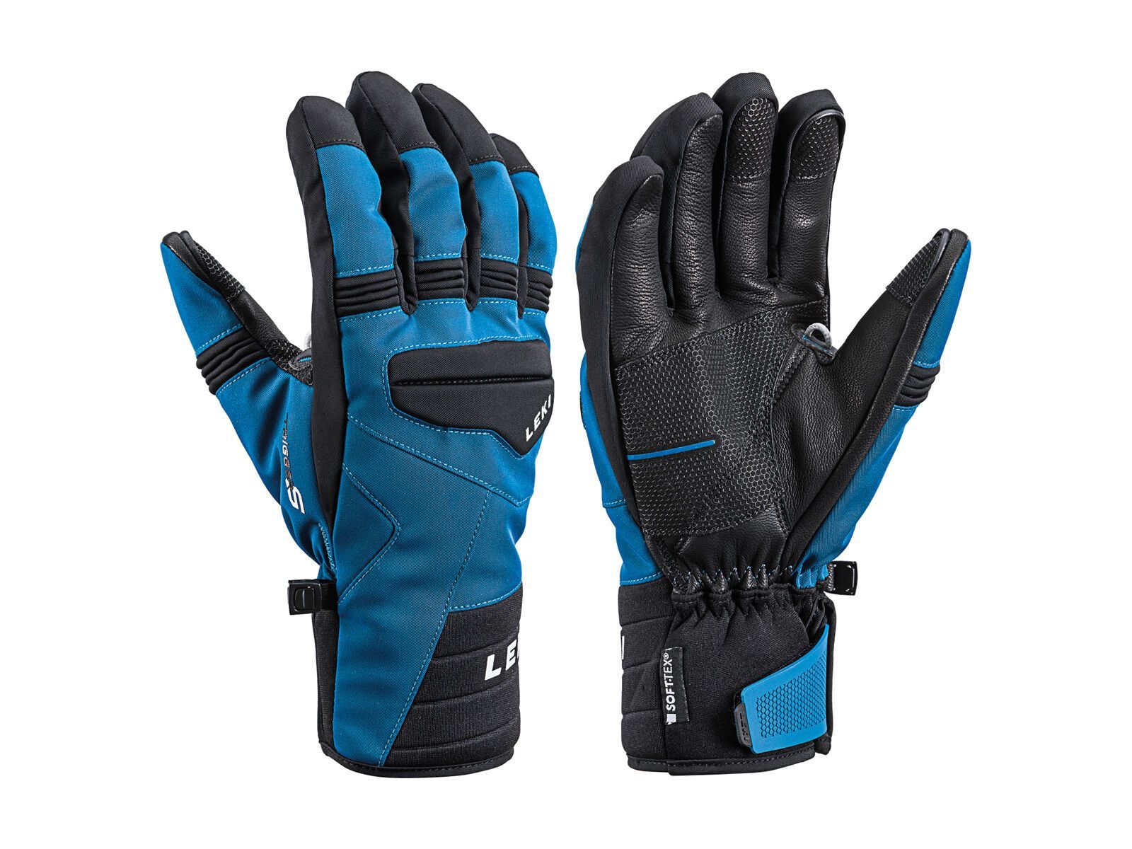 Leki Progressive 7 S mf touch, petrol-schwarz - Bild 1