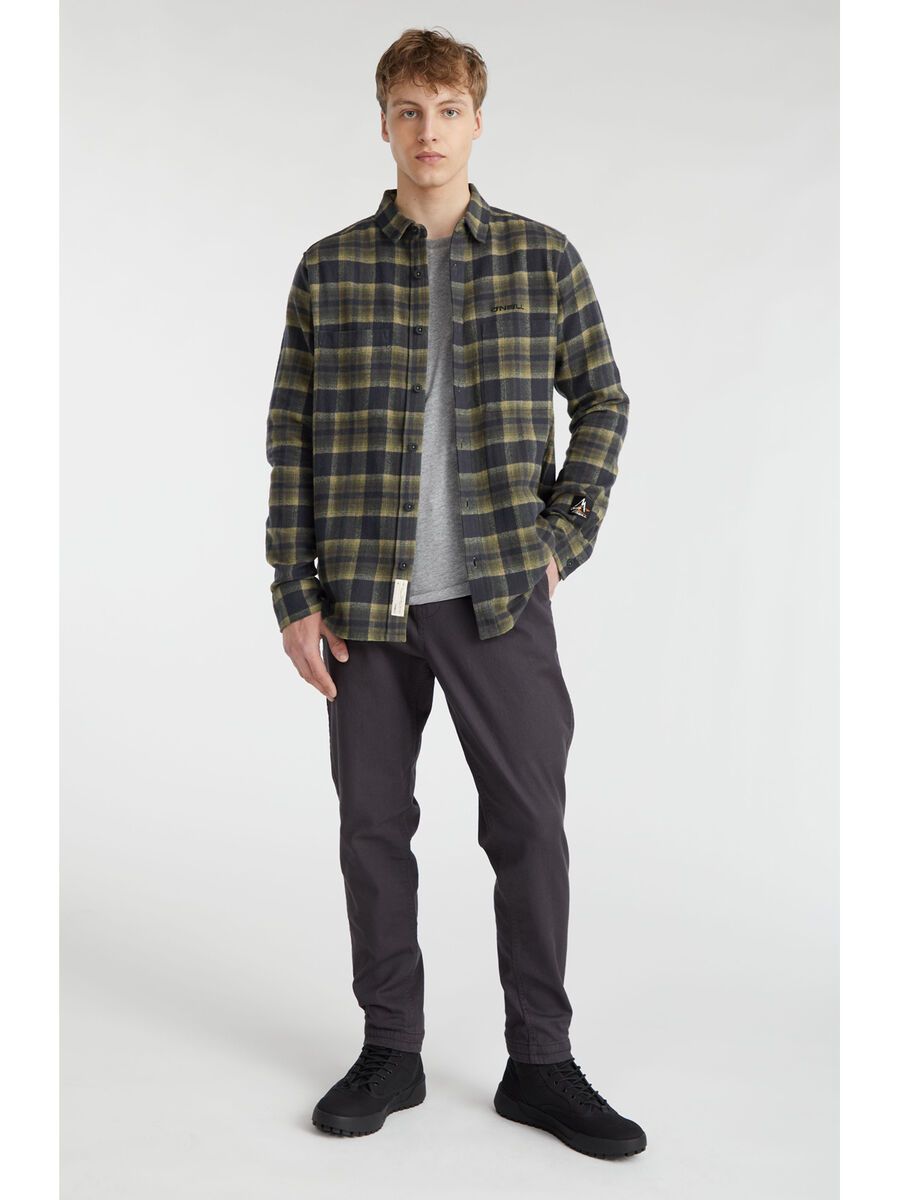 O’Neill TRVLR Series Flannel Check Shirt, green shadow check - Bild 12