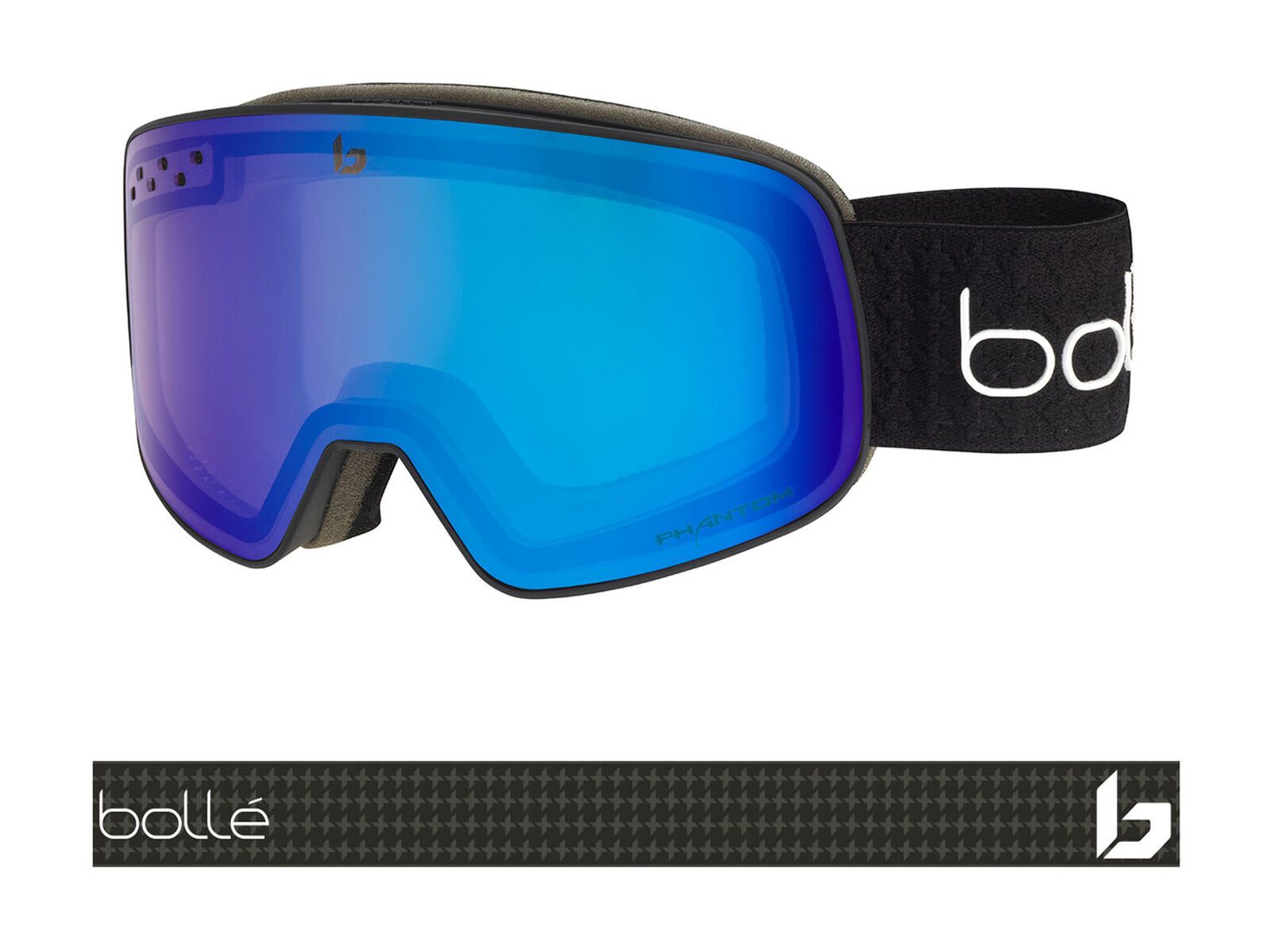 Bollé Nevada, Phantom+ / black cross matte - Bild 2