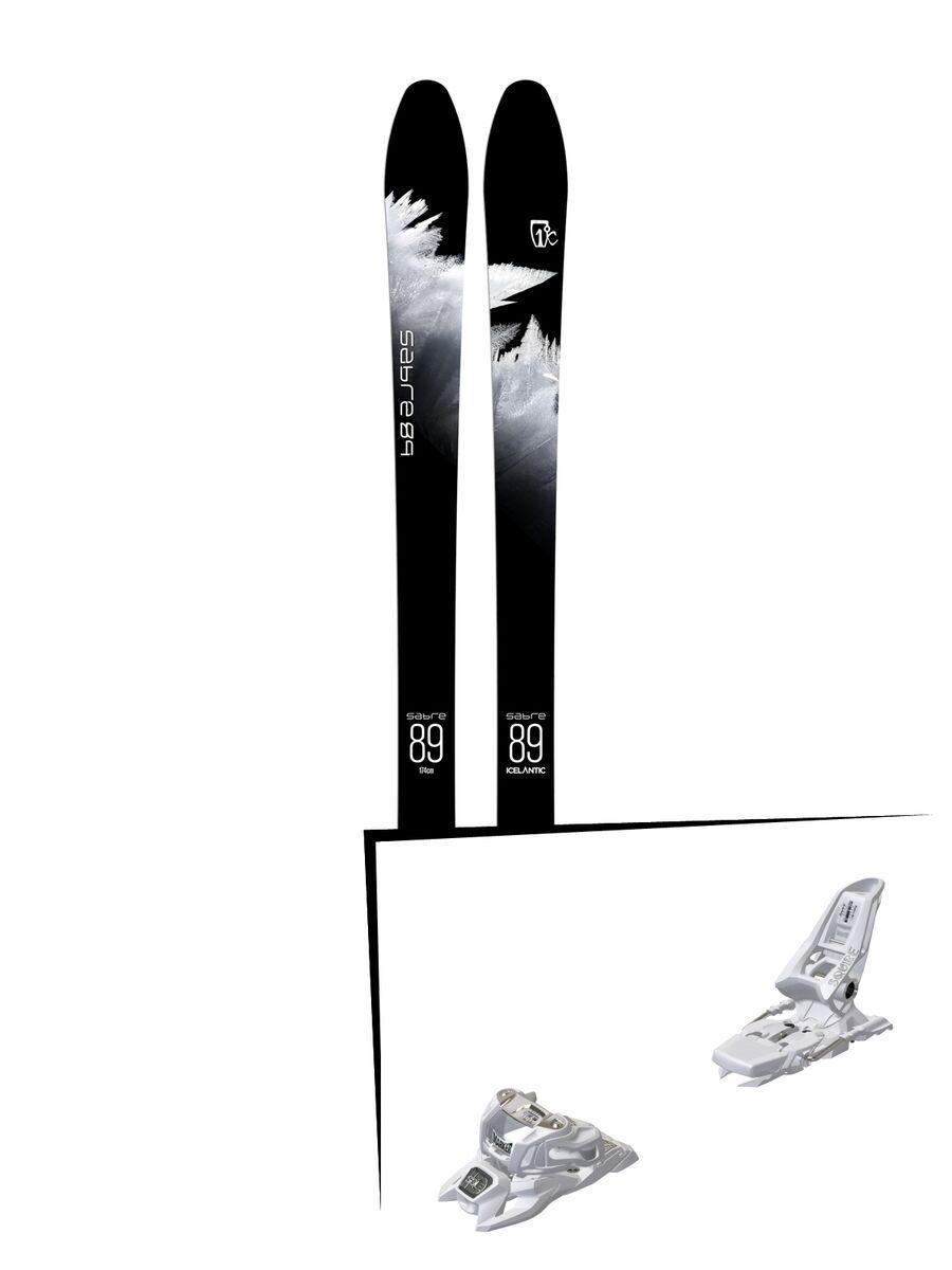 Set: Icelantic Sabre 89 2018 + Marker Squire 11 ID white - Bild 1