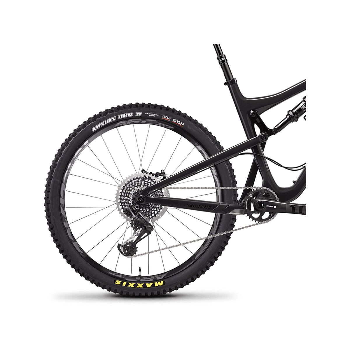 Santa Cruz Bronson CC X01, gloss carbon and sriracha - Bild 5