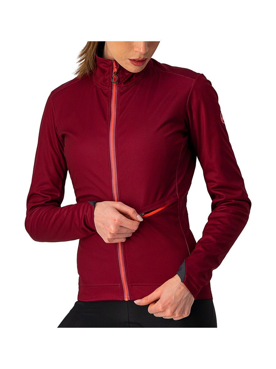 Castelli Go W Jacket, bordeaux/brilliant pink - Bild 3