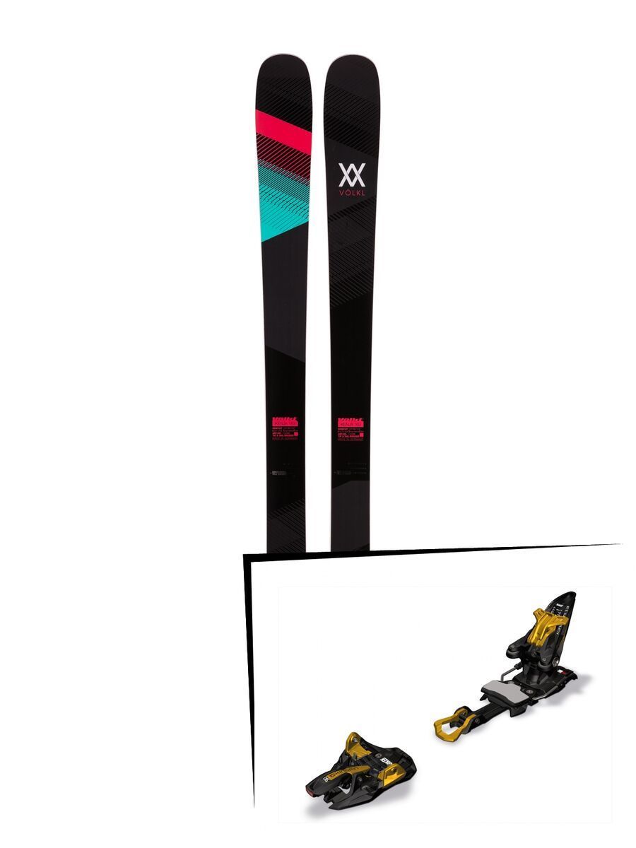 Set: Völkl Kenja 2017 + Marker Kingpin 13 75-100 mm, black/gold - Skiset - Bild 1