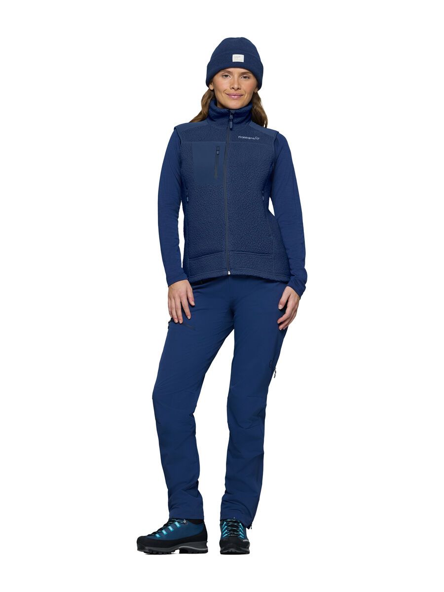 Norrona trollveggen warm3 Vest W's, indigo night - Bild 4