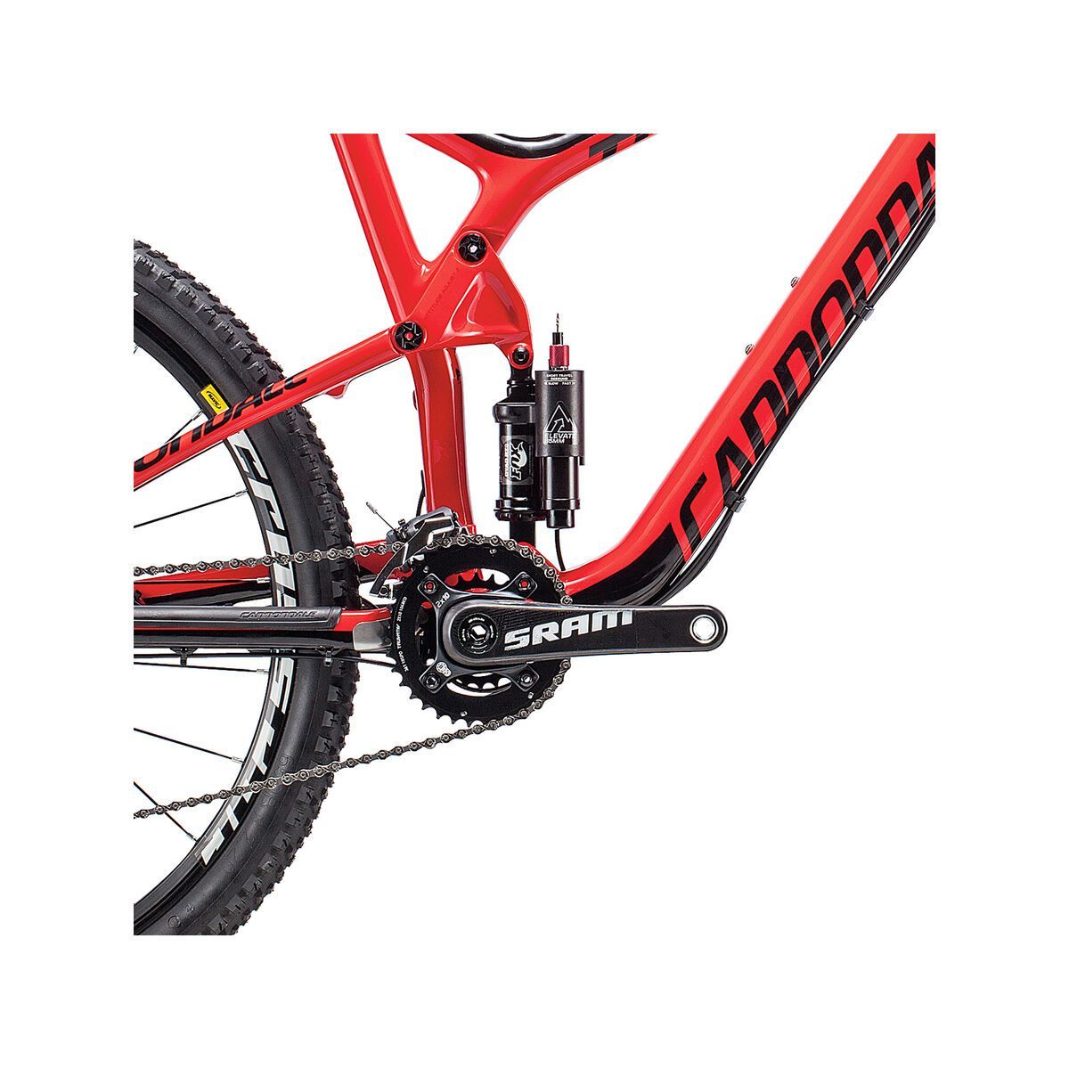 Cannondale Trigger 27.5 Carbon 2, race red with exposed carbon, jet black gloss - Bild 3