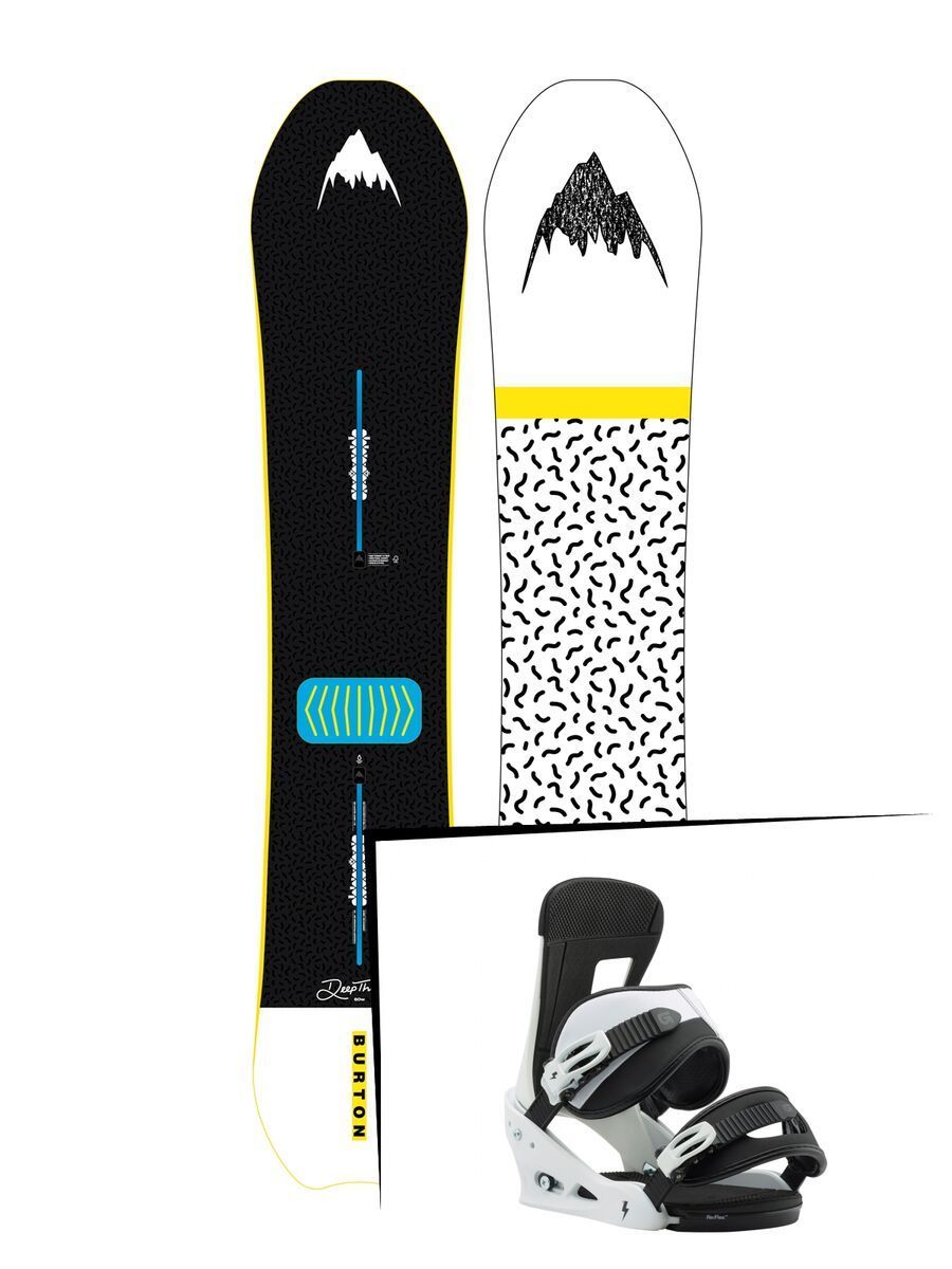 Set: Burton Deep Thinker 2019 +  Freestyle (1930963S) - Bild 1