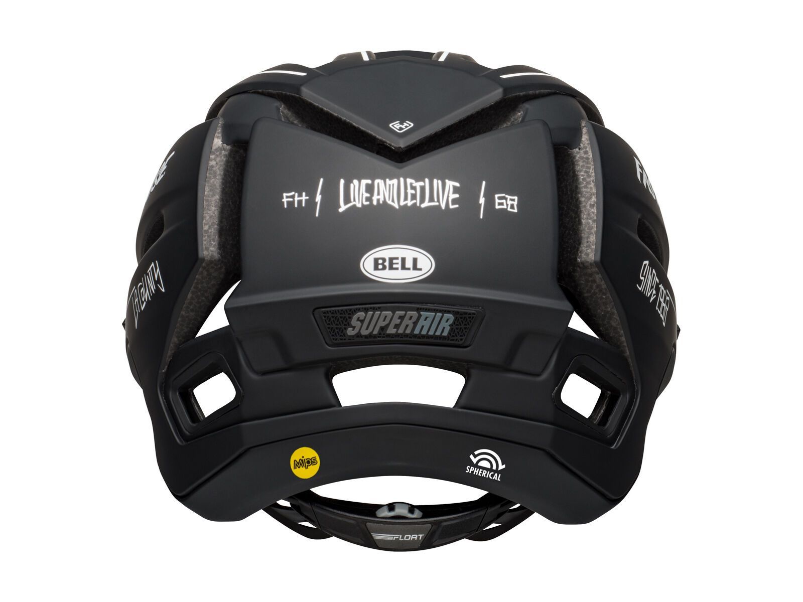 Bell Super Air R Spherical MIPS Fasthouse, matte black/white - Bild 10