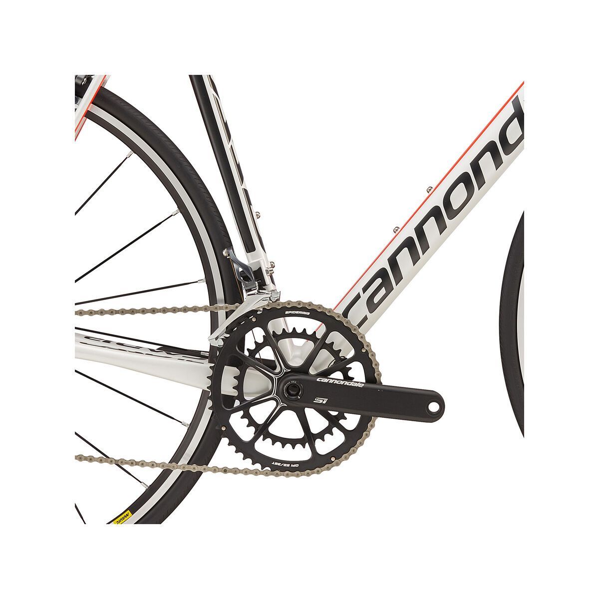 Cannondale CAAD12 Ultegra, cashmere w/ nearly black and acid red, satin - CAS - Bild 3