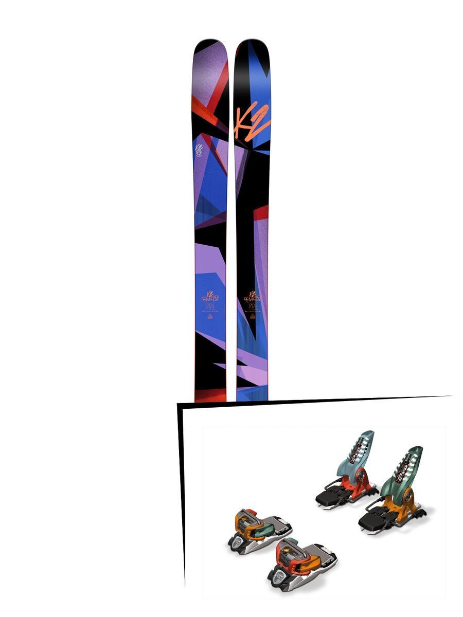 K2 SKI Set: Remedy 102 2016 + Marker Jester 18 PRO - Bild 1