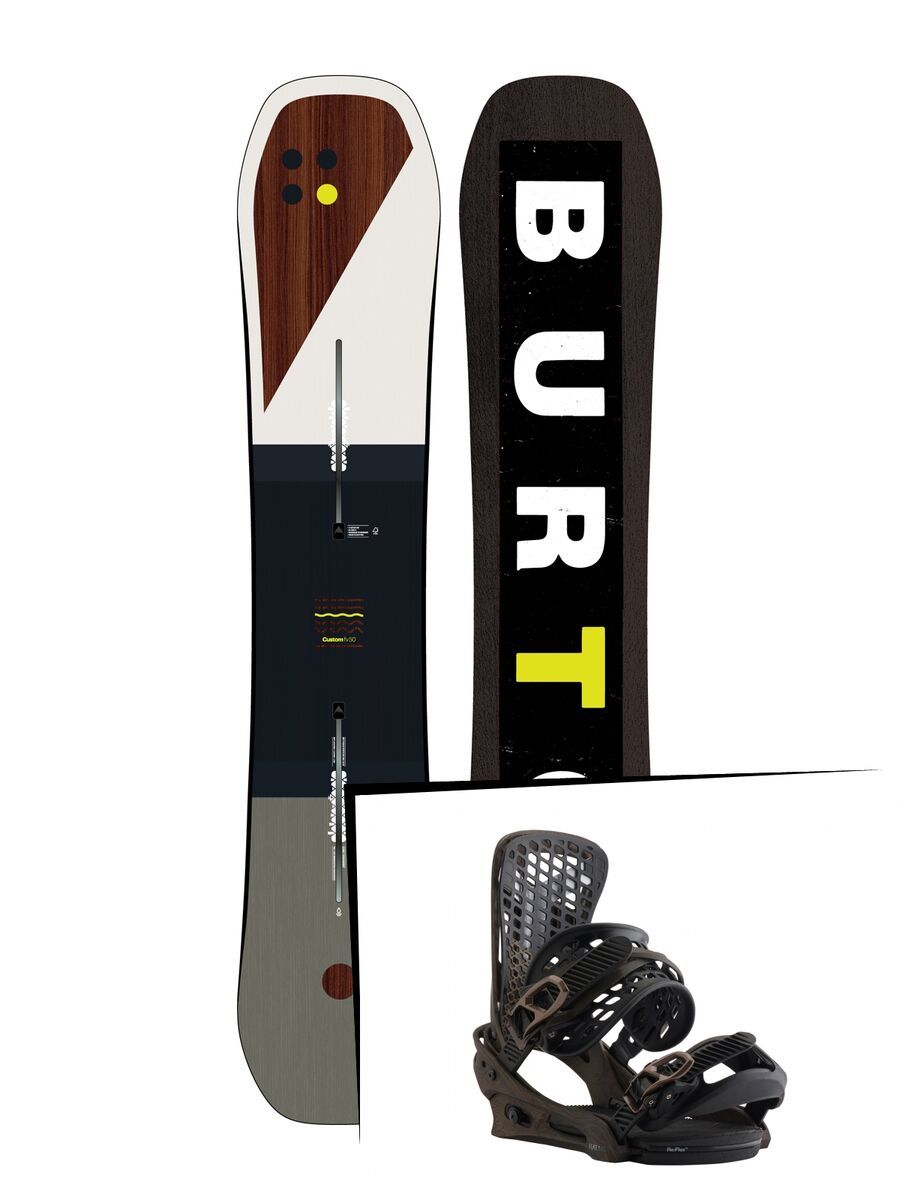 Set: Burton Custom Flying V 2019 +  Genesis (1930969S) - Bild 1