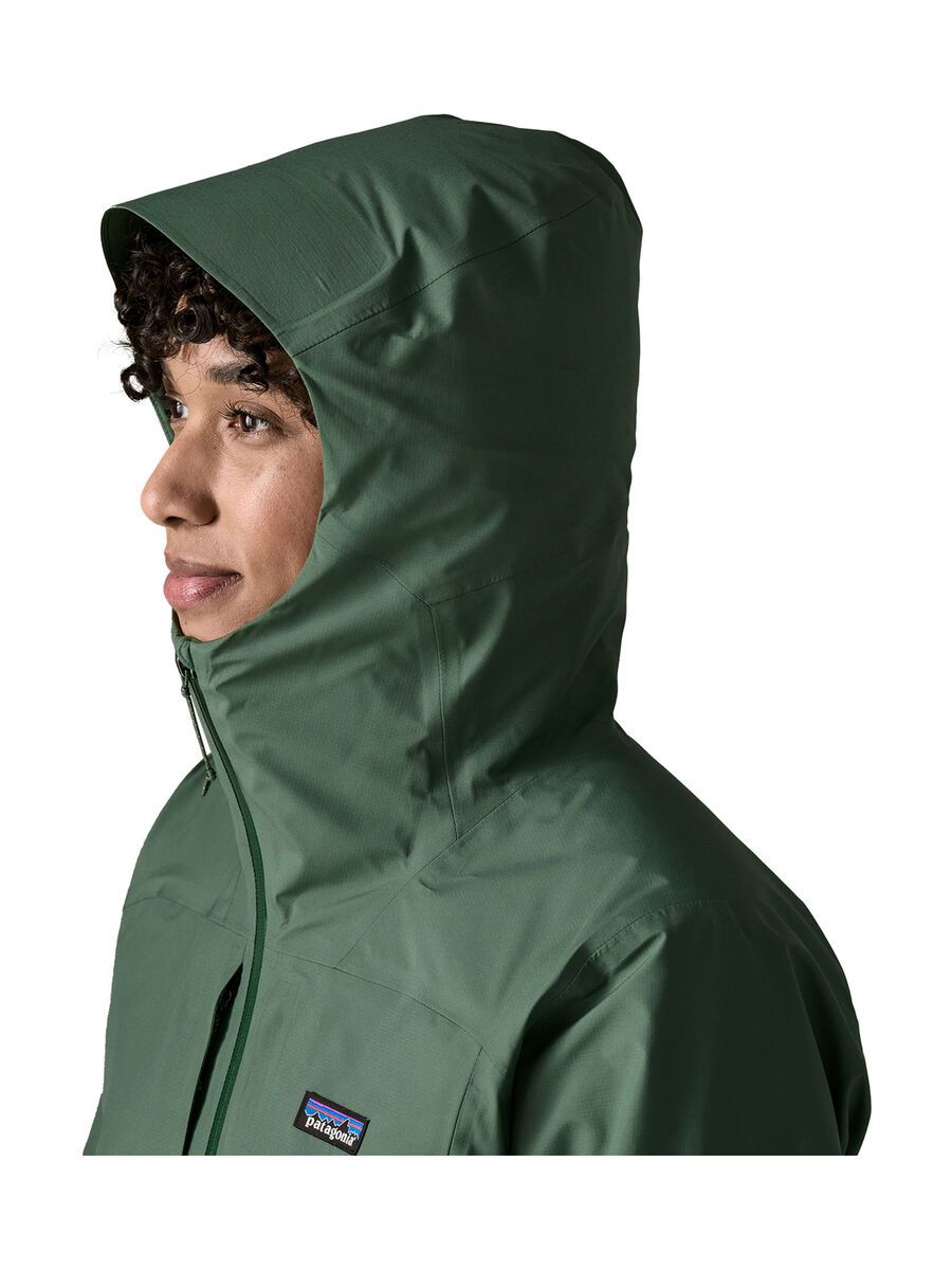 Patagonia Women's Insulated Boulder Fork Rain Jacket, canopy green - Bild 5