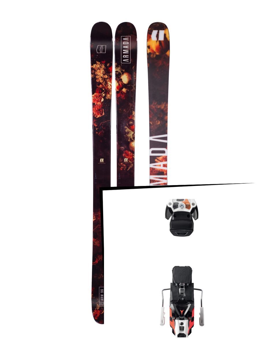 Set: Armada Arw 96 2018 + Atomic Warden MNC 13 white/black/orange - Bild 1