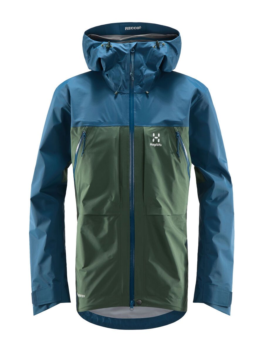 Haglöfs Vassi Touring GTX Jacket Men, fjell green/dark ocean - Bild 1