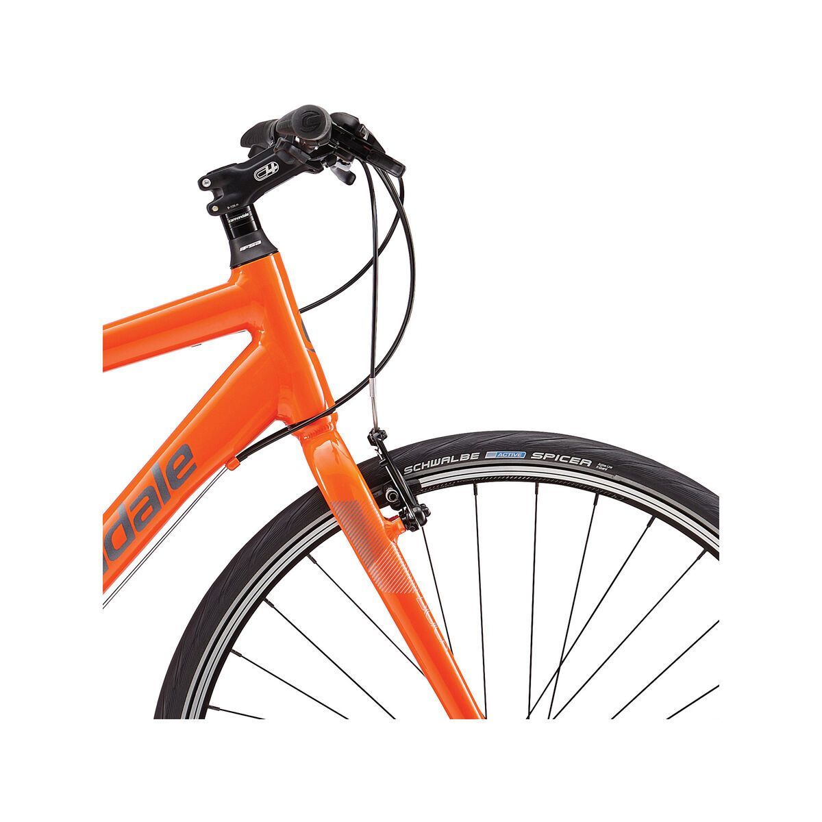 Cannondale Quick 6, hazard orange w/ charcoal gray and fine silver, reflective detail, gloss - ORG - Bild 5