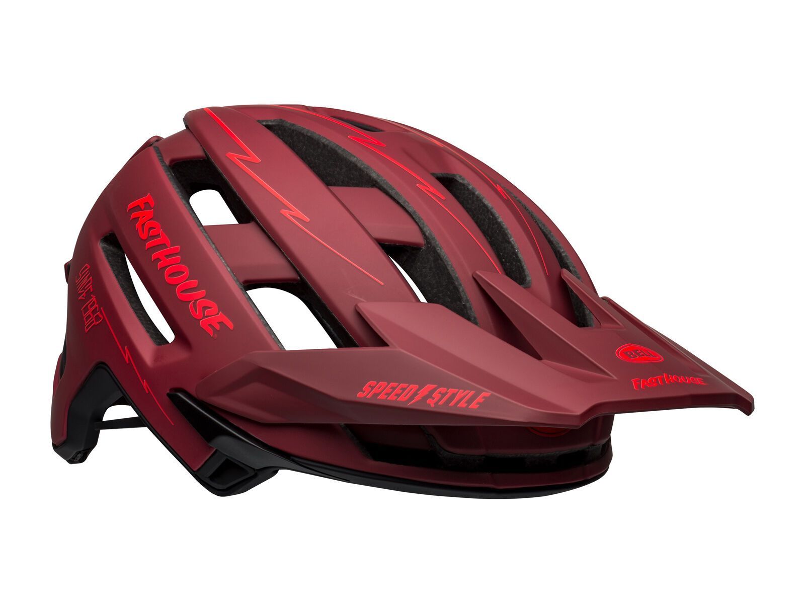 Bell Super Air R Spherical MIPS Fasthouse, matte red/black - Bild 9