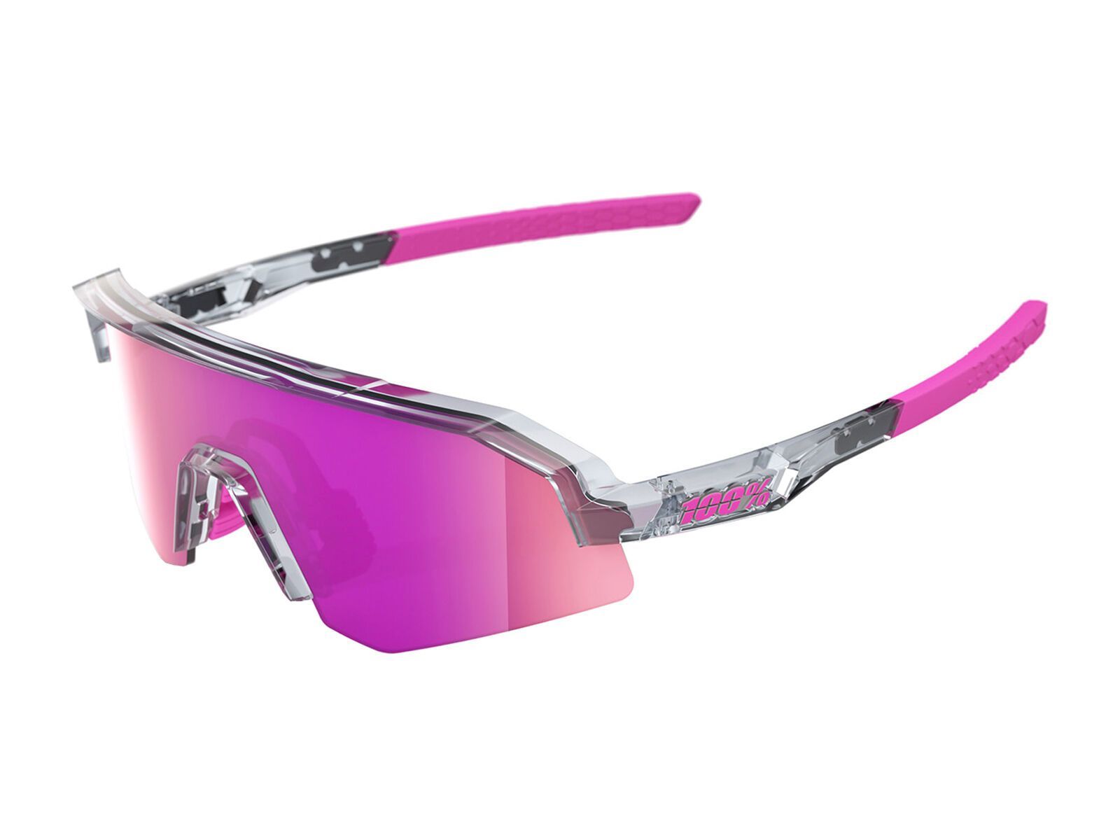 100% Slendale Youth, Purple Multilayer Mirror / polished transl. grey - Bild 1