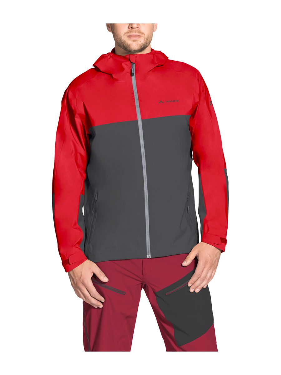 Vaude Men's Moab Rain Jacket, iron - Bild 3