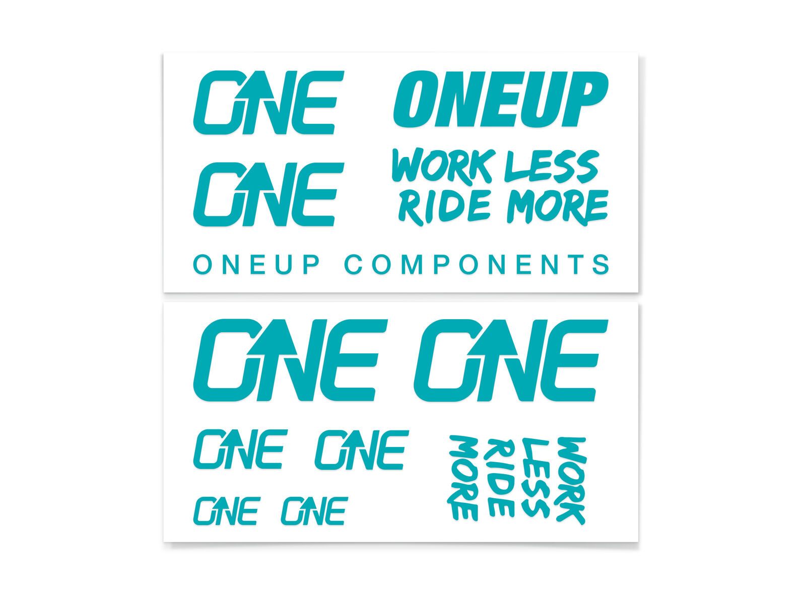 OneUp Components Decal Kit Carbon Handlebar, turquoise - Bild 1