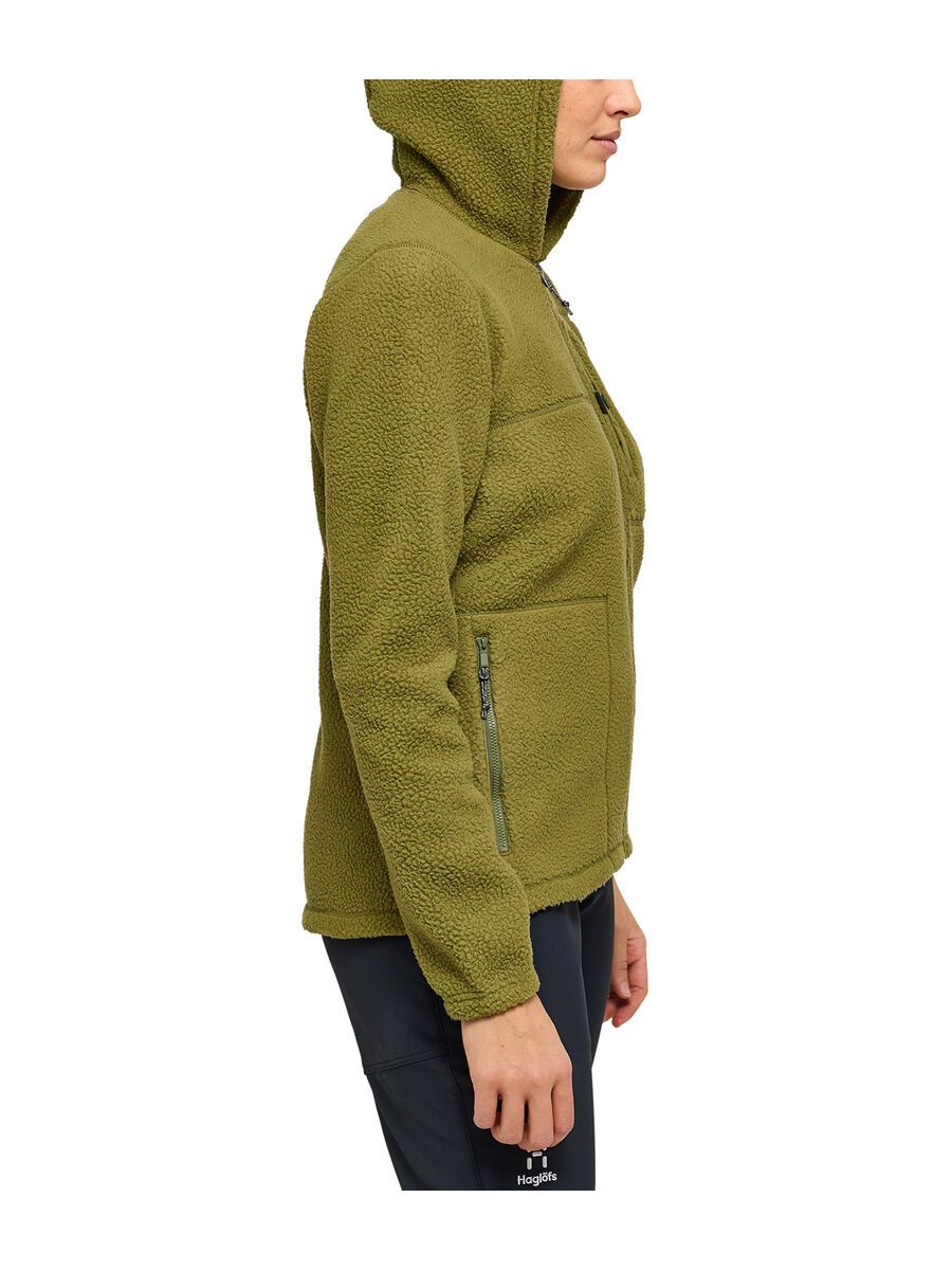Haglöfs Malung Pile Hood Women, olive green - Bild 4