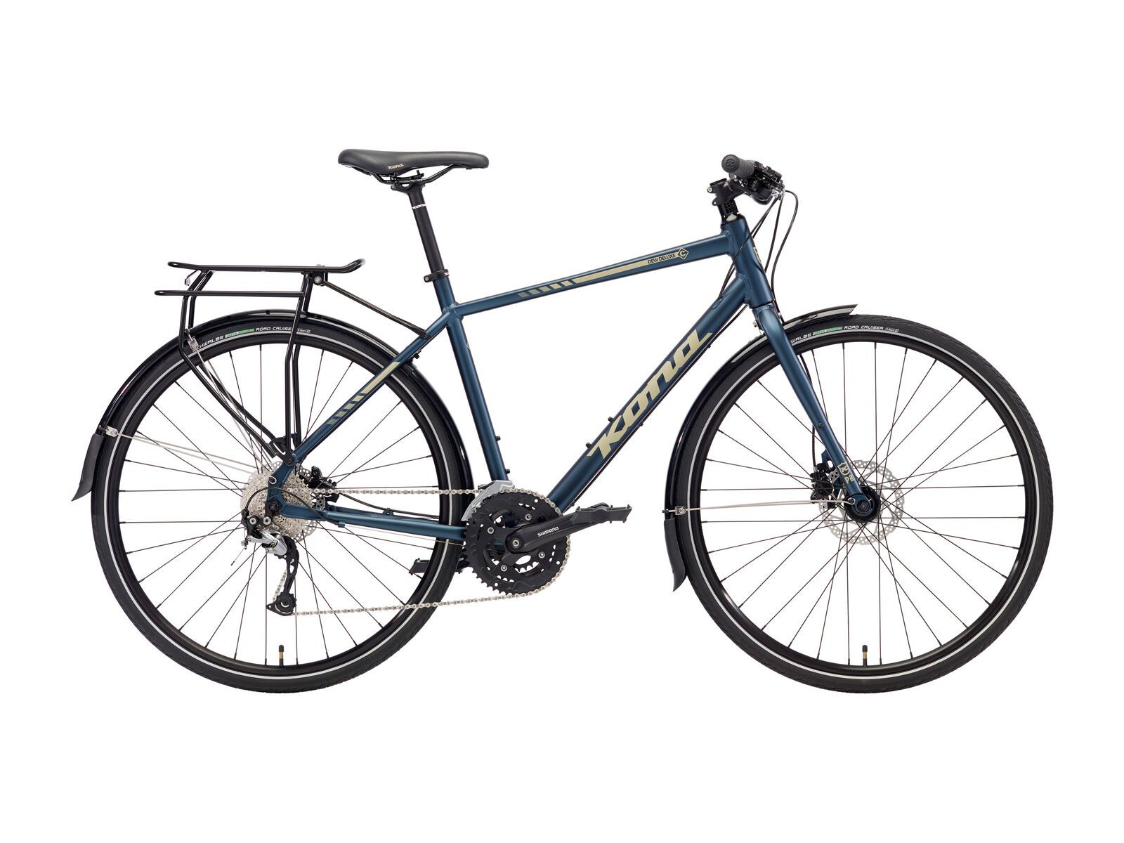 Kona Dew Deluxe 650B, matt denim blue w/ tan decals - Bild 1