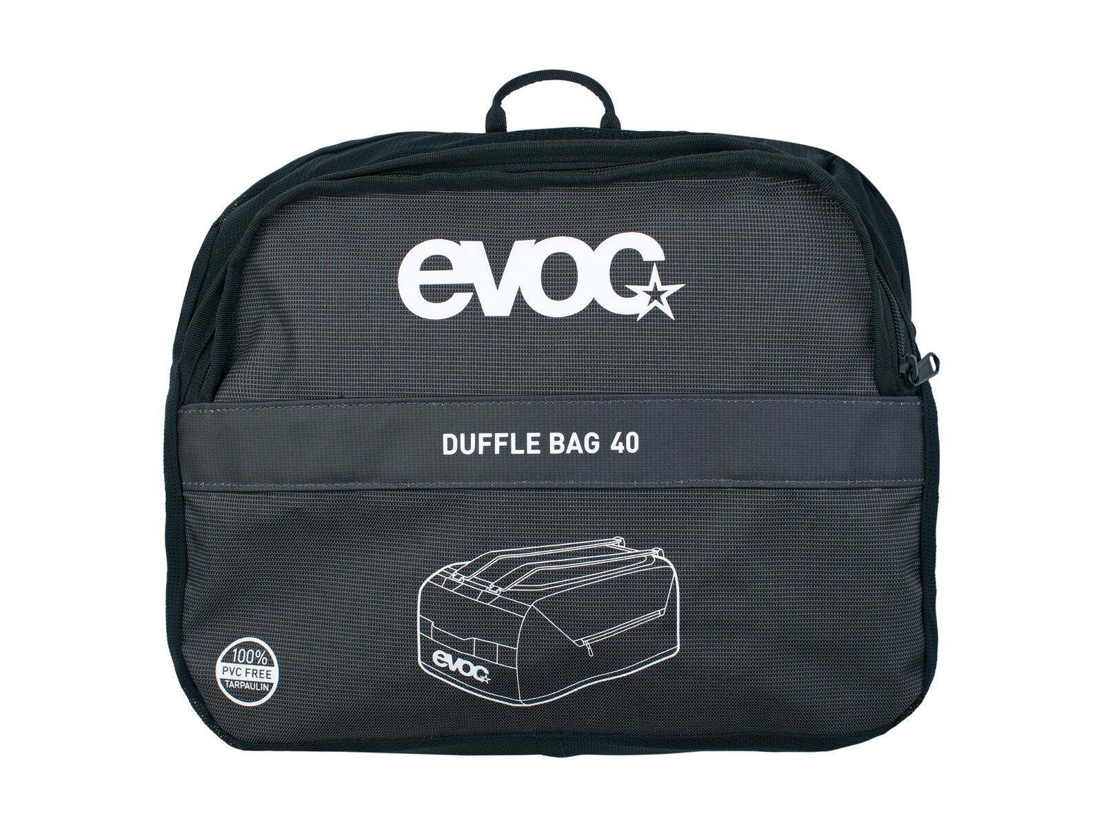 Evoc Duffle Bag 40, carbon grey/black - Bild 7