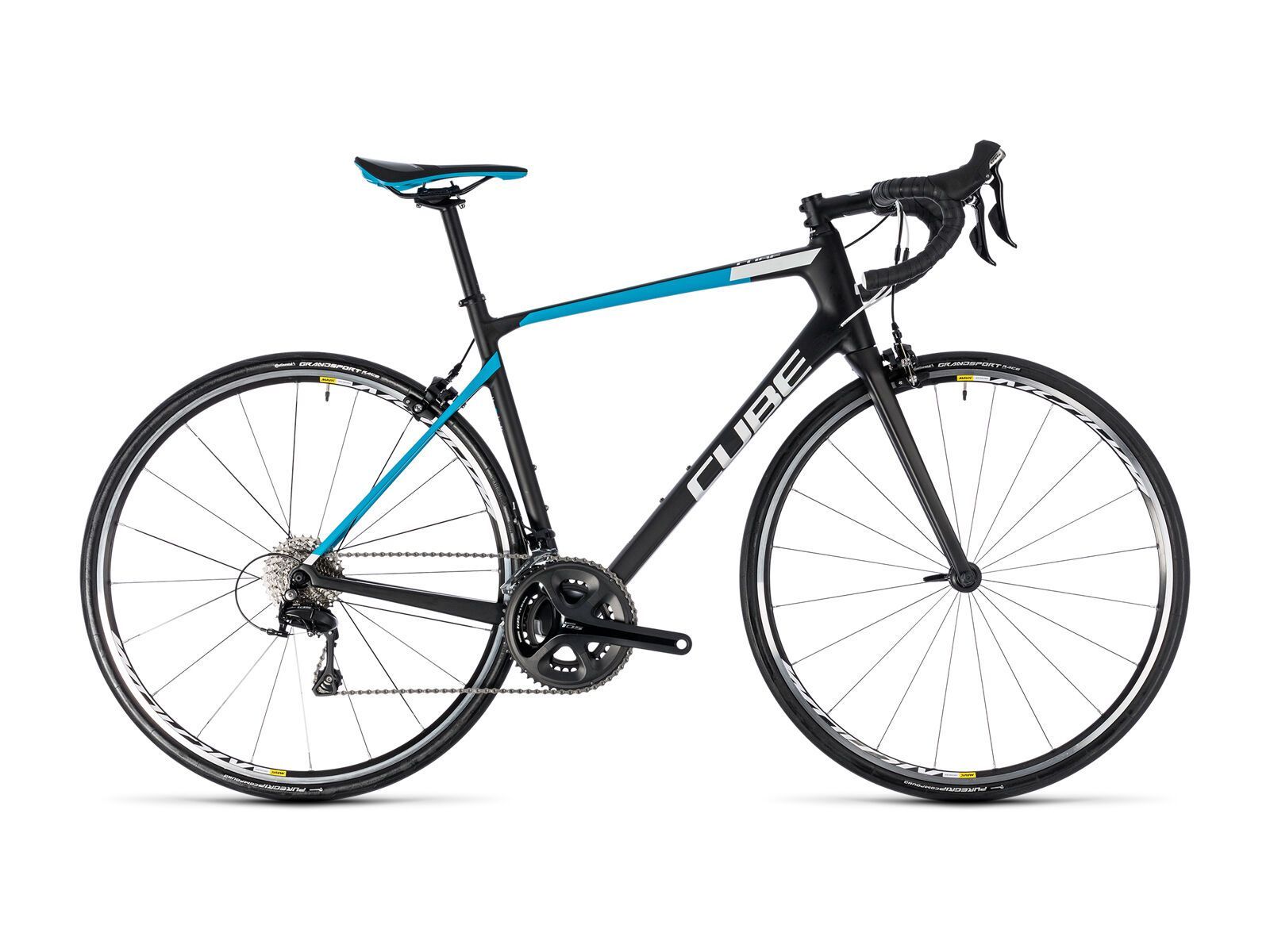 Cube Attain GTC Pro, carbon´n´blue - Bild 1