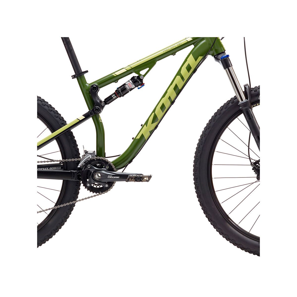 Kona Precept 130, matt green/green/tan/silver - Bild 3