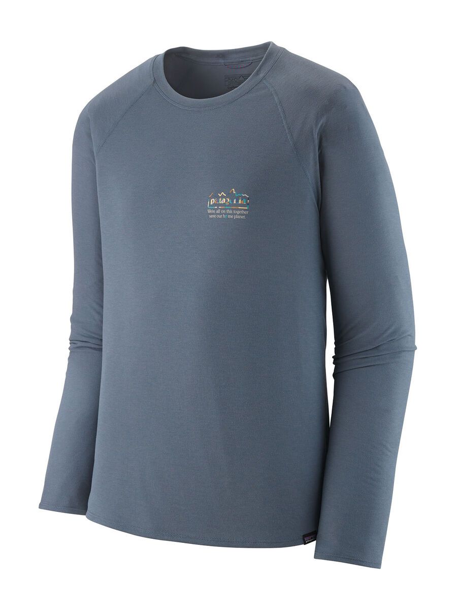 Patagonia Men's Long-Sleeved Capilene Cool Trail Graphic Shirt, unity fitz: utility blue - Bild 1