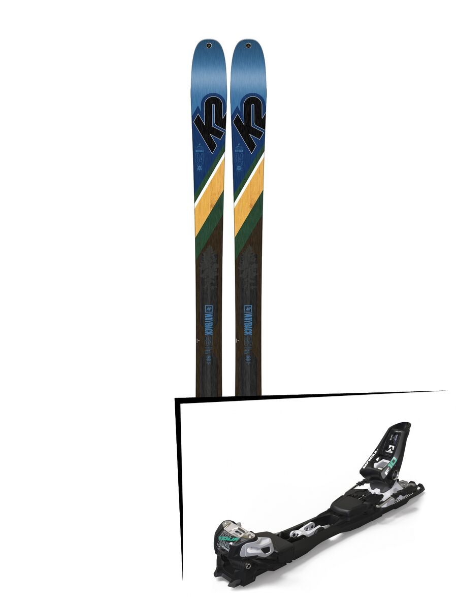 Set: K2 SKI Wayback 84 2019 + Marker F10 Tour black/white - Bild 1