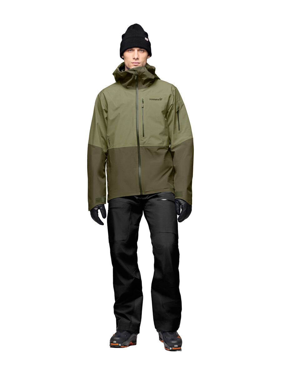 Norrona lofoten Gore-Tex Jacket M's, olive night/deep lichen green - Bild 4
