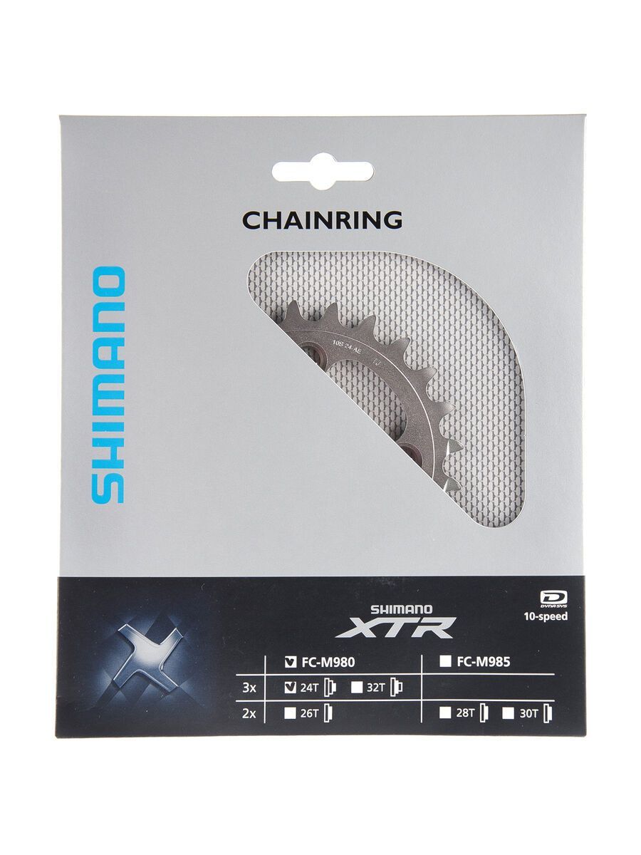 Shimano Kettenblätter XTR FC-M980 3-fach - Bild 1