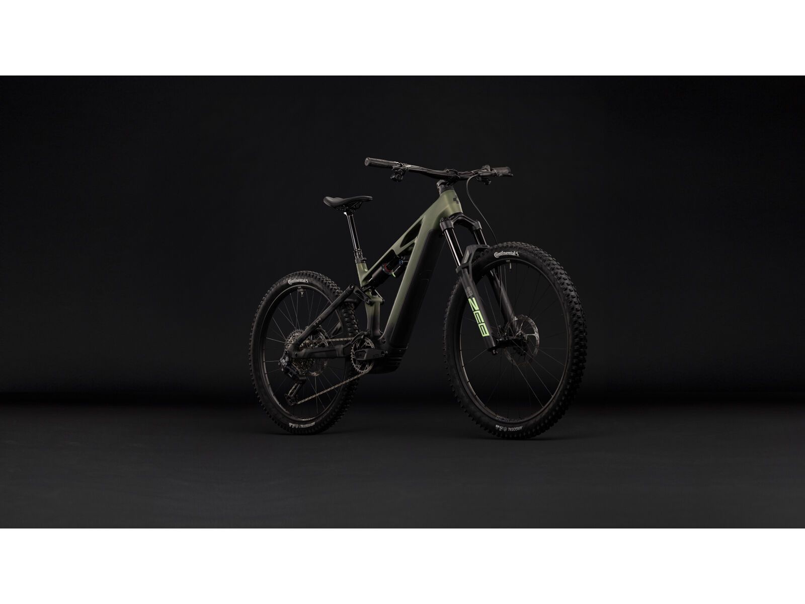 Cube Stereo Hybrid One77 HPC TM 800, reedgreen´n´gills - Bild 8