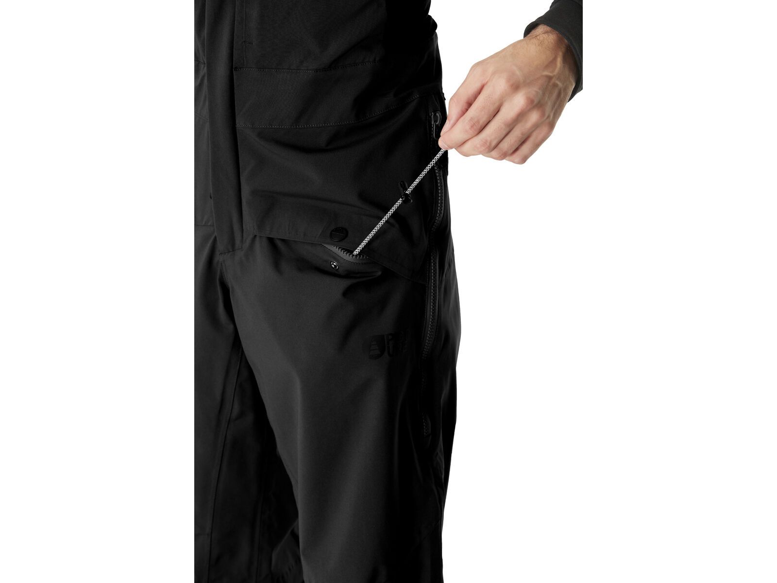 Picture Avening Bib Pants, black - Bild 9