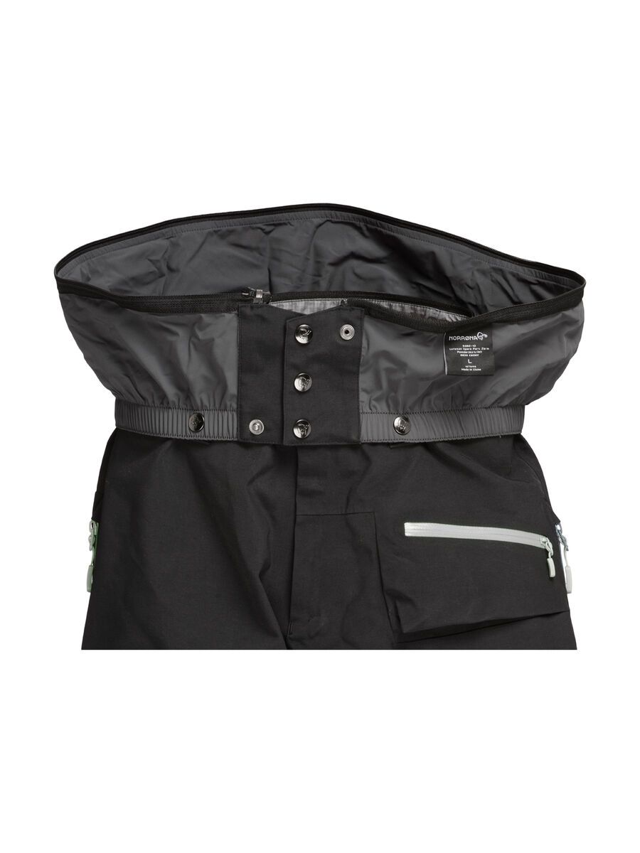 Norrona Women Lofoten Sparer Part Zip-in Powderskirt, ebony - Bild 1