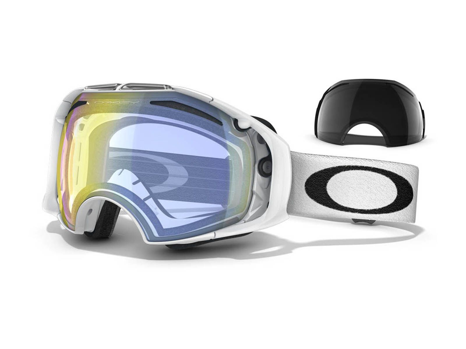 Oakley Airbrake, Polished White/H.I. Yellow & Dark Grey - Bild 1